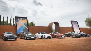 Los asistentes al evento pudieron hacer una pequeña prueba con el LC 500 Cabrio