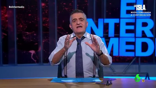 La confusión en pleno directo en El Intermedio que acaba con la 'bronca' de Wyoming al público: "Dejen de tocarme las narices y concéntrense" La confusión en pleno directo en El Intermedio que acaba con la 'bronca' de Wyoming al público: "Dejen de tocarme las narices y concéntrense"