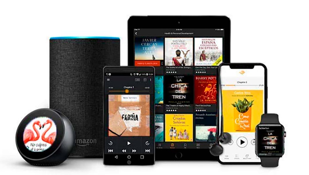 Audible se puede escuchar en varios dispositivos