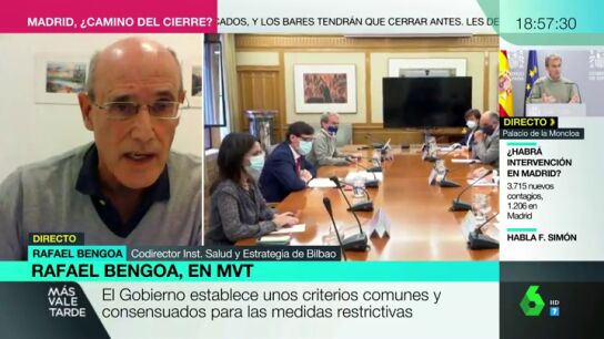 Rafael Abengoa, experto en salud: "Con estos confinamientos hace falta estabilizar los datos y estabilizar la pol&iacute;tica"