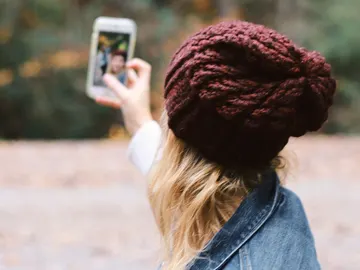 Haciendo un selfie Haciendo un selfie