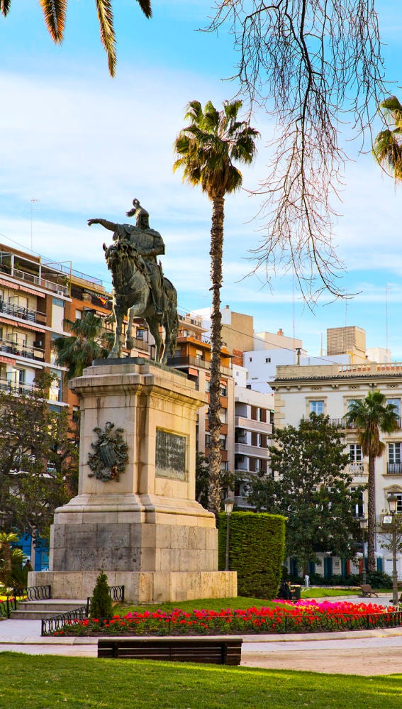 Estatua de Jaume I en Valencia