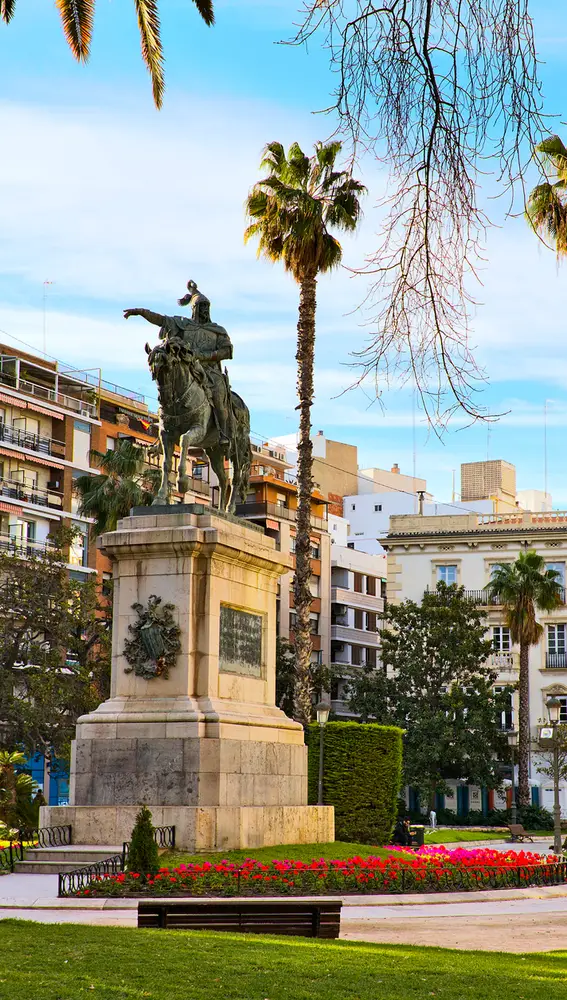 Estatua de Jaume I en Valencia