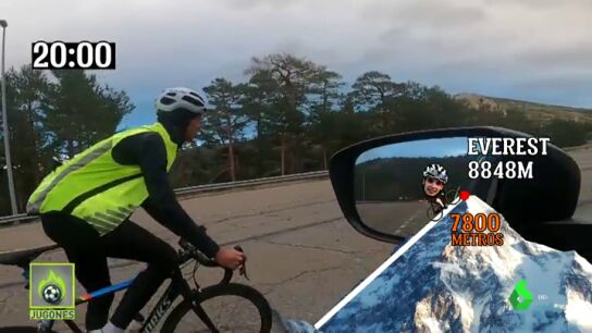 El incre&iacute;ble reto el periodista de 'El Chiringuito' Jes&uacute;s Guevara: 17 subidas al puerto de Navacerrada