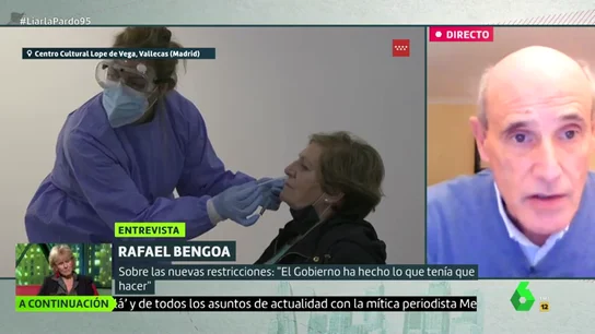 Rafael Bengoa, experto en salud pública, en Liarla Pardo. El experto en salud Rafael Bengoa