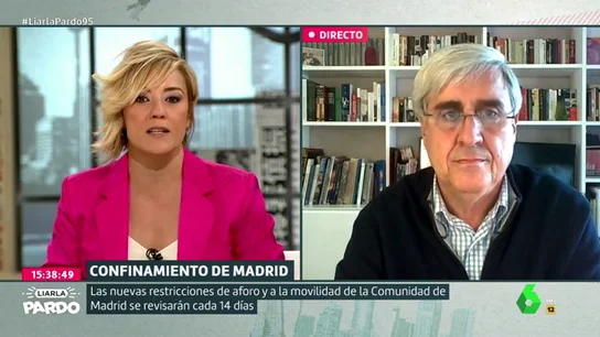 La respuesta de Badiola sobre el falseo de datos del COVID que preocupa a Cristina Pardo: "No me deja nada tranquila" La respuesta de Badiola sobre el falseo de datos del COVID que preocupa a Cristina Pardo: "No me deja nada tranquila"