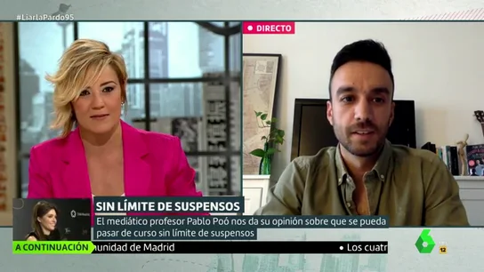 Pablo Poó, profesor de Lengua, habla sobre la nueva norma ministerial de Educación. Argumentos contra la promoción sin límite de suspensos: "Pretende sustituir a los docentes por máquinas expendedoras de títulos"