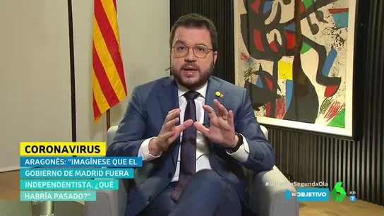 ¿Habría habido menos muertos y contagios por COVID siendo Cataluña independiente? Así responde Pere Aragonès ¿Habría habido menos muertos y contagios por COVID siendo Cataluña independiente? Así responde Pere Aragonès