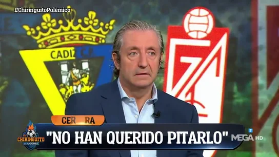 Pedrerol, indignado con el arbitraje al Cádiz: "Es el mayor escándalo desde que está el VAR" Pedrerol, indignado con el arbitraje al Cádiz: "Es el mayor escándalo desde que está el VAR"