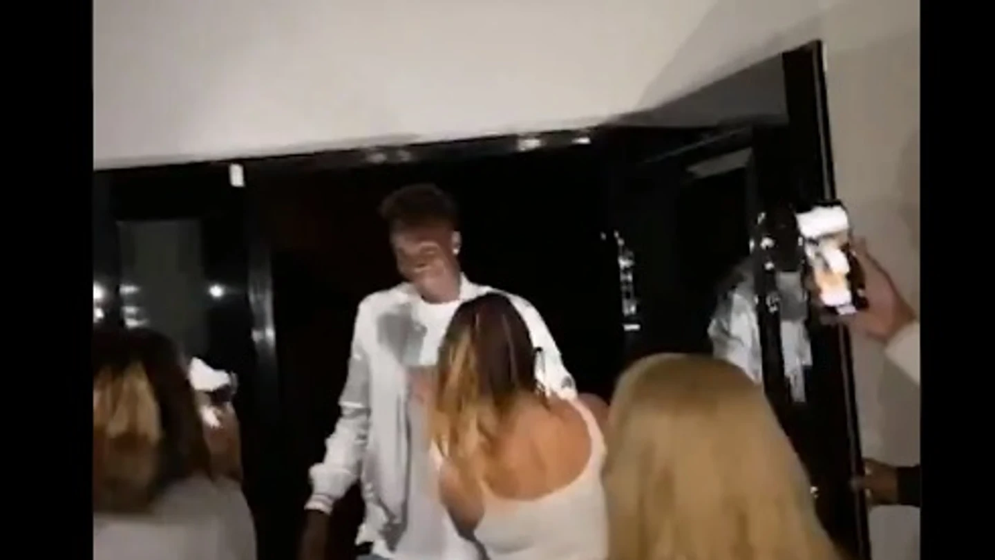 Tammy Abraham en su cumpleaños Tammy Abraham en su cumpleaños