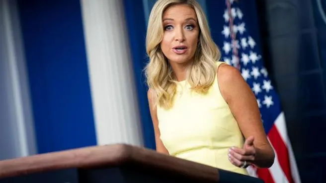 La portavoz de la Casa Blanca, Kayleigh McEnany