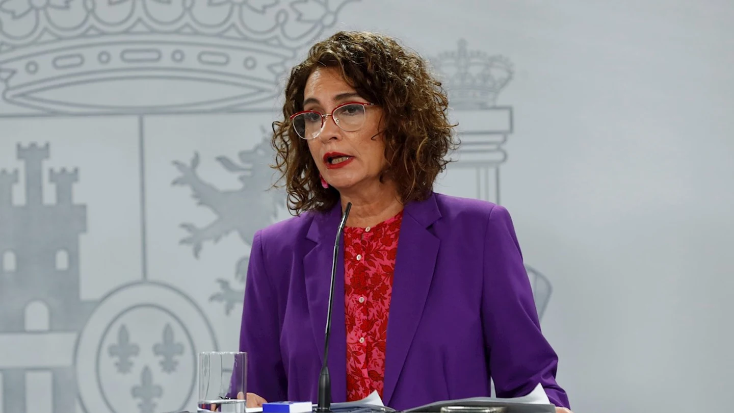 La ministra de Hacienda, María Jesús Montero La ministra de Hacienda, María Jesús Montero