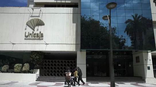 Sede central de Unicaja, en Málaga Sede central de Unicaja, en Málaga