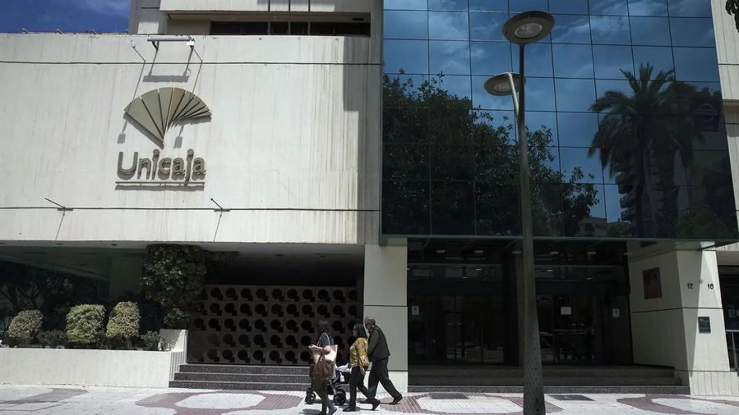 Sede central de Unicaja, en Málaga Sede central de Unicaja, en Málaga