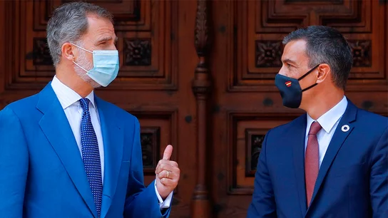 Rey Felipe y Pedro Sánchez coinciden en Barcelona Rey Felipe y Pedro Sánchez coinciden en Barcelona