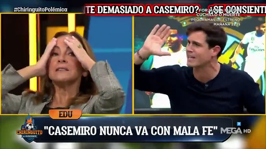 Edu Aguirre lo tiene claro: ¿Se perdonan más amarillas a Busquets o a Casemiro? Edu Aguirre lo tiene claro: ¿Se perdonan más amarillas a Busquets o a Casemiro?