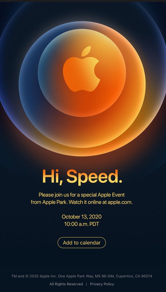 Invitación Keynote Apple