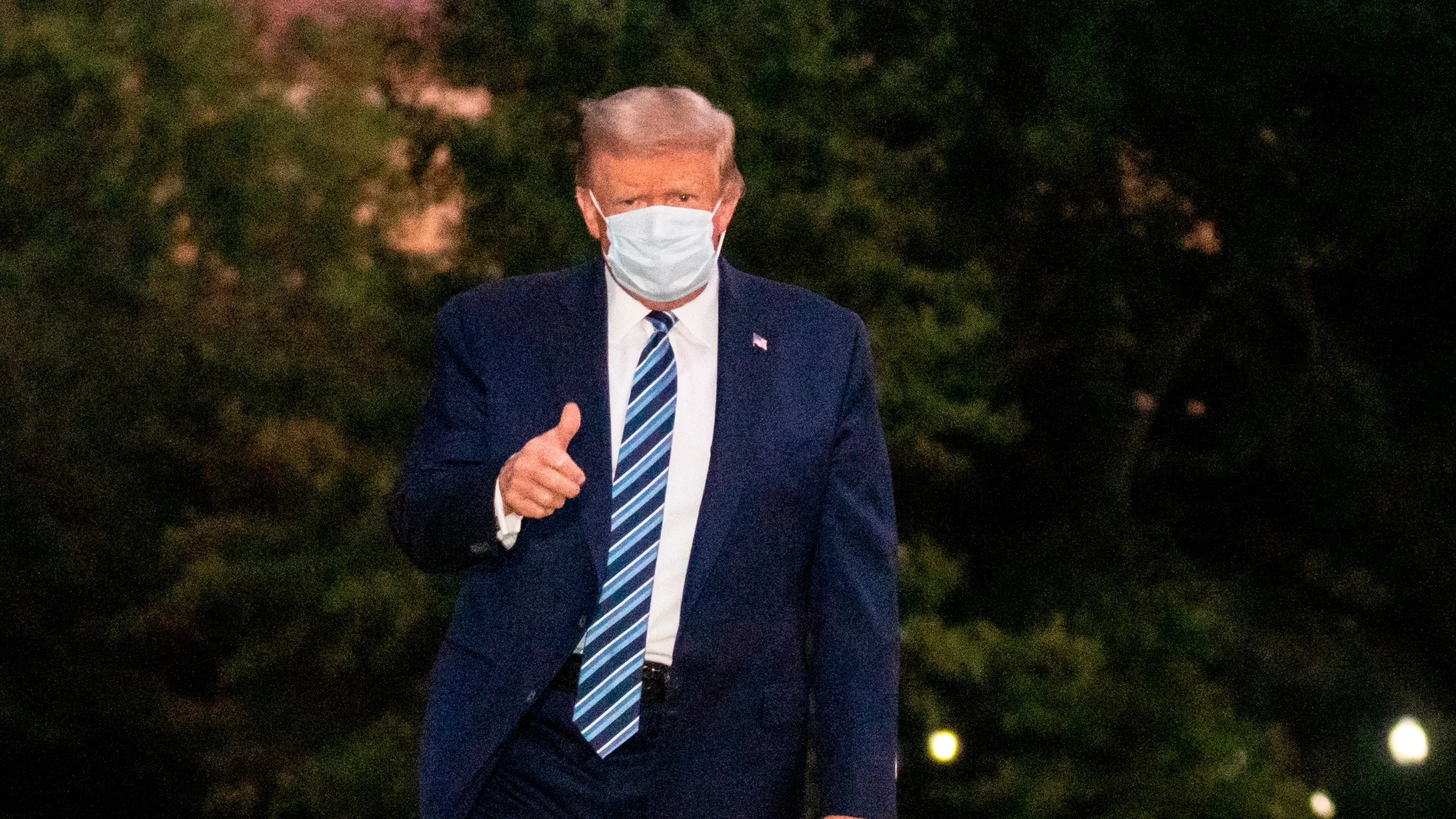 Donald Trump, tras salir del hospital