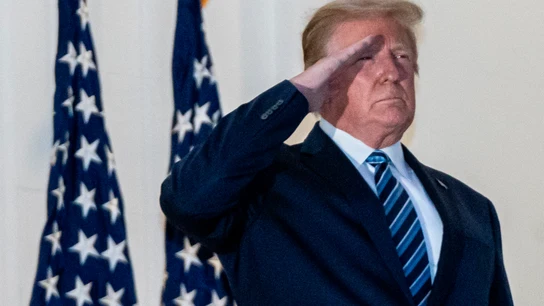 Donald Trump, tras salir del hospital Donald Trump, tras salir del hospital