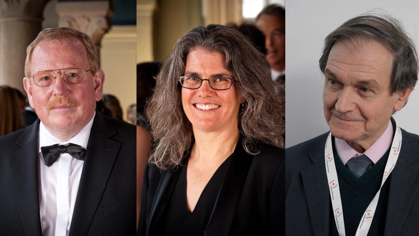 Roger Penrose, Reinhard Genzel y Andrea Ghez, Premio Nobel de Física 2020 Roger Penrose, Reinhard Genzel y Andrea Ghez, Premio Nobel de Física 2020