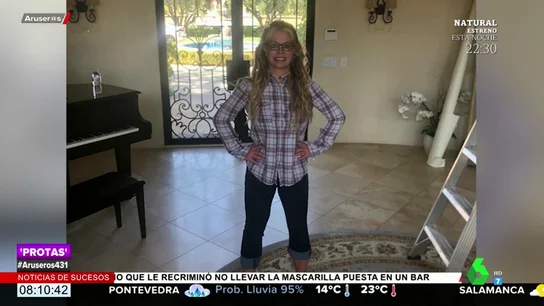 La imagen real de una irreconocible Britney Spears a lo 'Betty, la fea'  La imagen real de una irreconocible Britney Spears a lo 'Betty, la fea'
