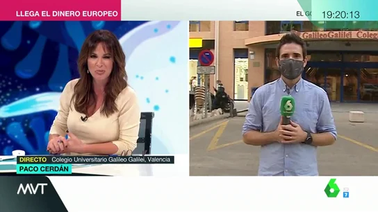 La emotiva despedida de Mamen Mendizábal al reportero Paco Cerdán en pleno directo: "Eres un valiente. Te queremos, y lo sabes" La emotiva despedida de Mamen Mendizábal al reportero Paco Cerdán en pleno directo: "Eres un valiente. Te queremos, y lo sabes"