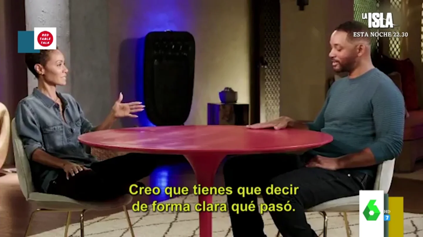El momento en el que Jada Pinkett confiesa a Will Smith en pleno directo que le ha sido infiel El momento en el que Jada Pinkett confiesa a Will Smith en pleno directo que le ha sido infiel