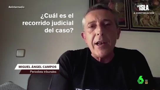Miguel Ángel Campos, periodista de Tribunales de 'Cadena Ser'. Dina