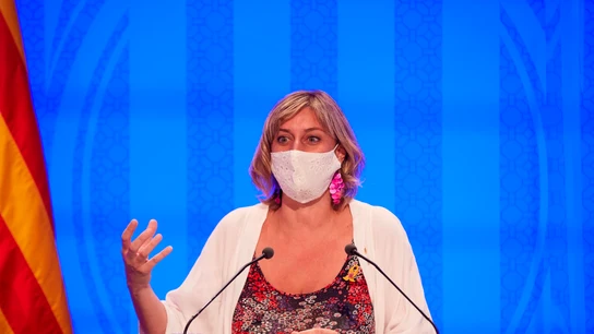La consellera de Salud, Alba Vergés La consellera de Salud, Alba Vergés