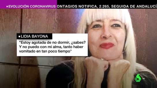 Lidia Bayona no tuvo una cita presencial con su médico en todo el estado de alarma Lidia Bayona no tuvo una cita presencial con su médico en todo el estado de alarma