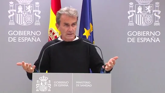 Fernando Simón en rueda de prensa Fernando Simón en rueda de prensa