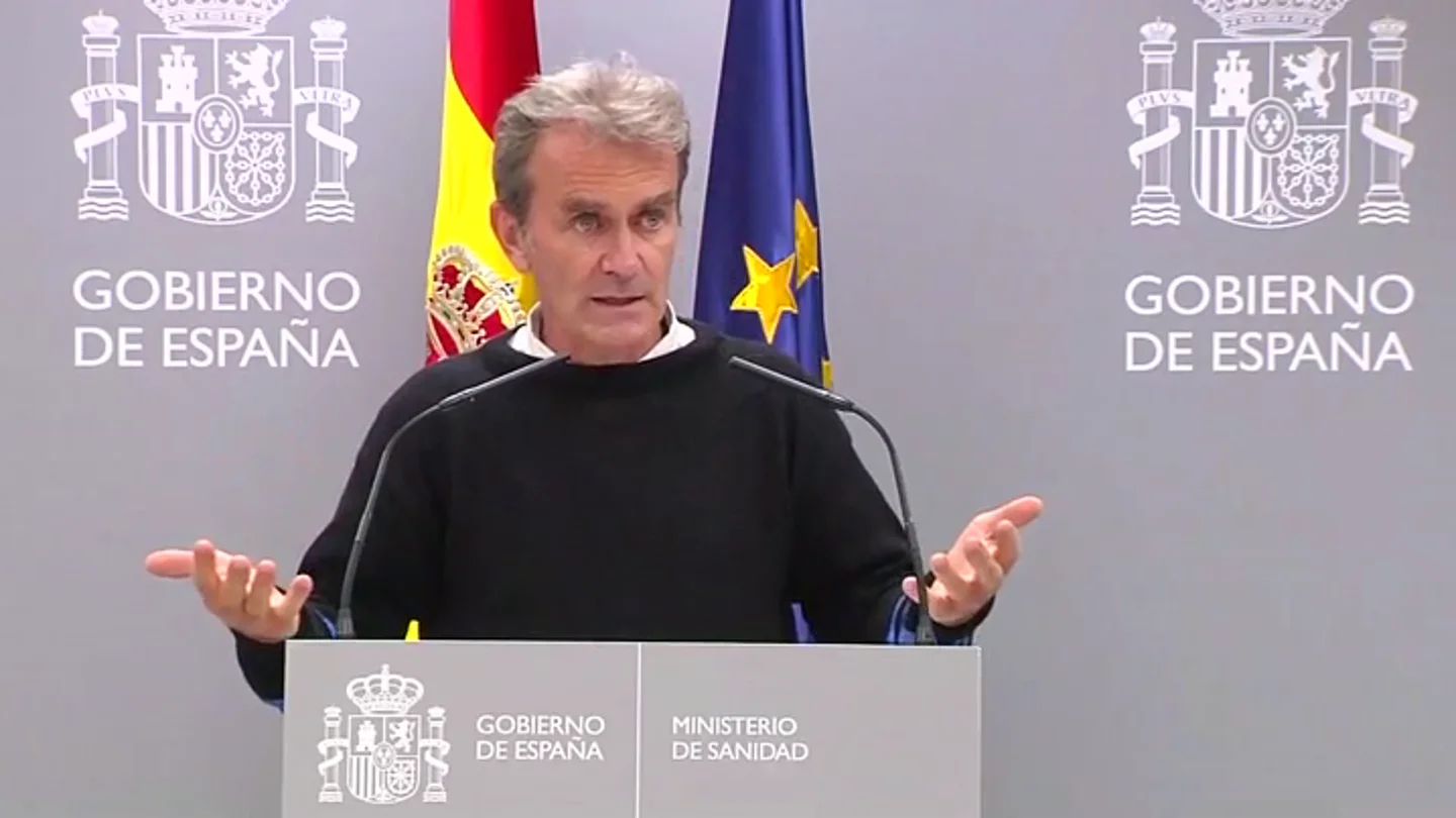Fernando Simón en rueda de prensa Fernando Simón en rueda de prensa