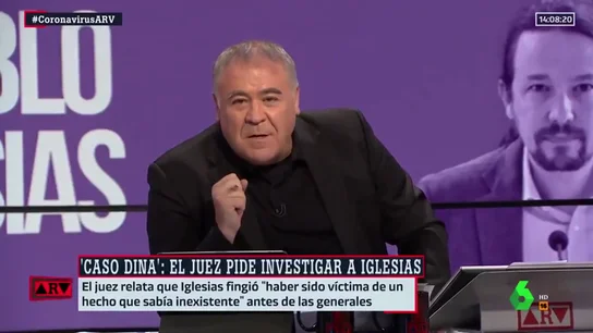 Ferreras responde tajante a las críticas por el 'caso Dina': "Hacemos lo que creemos que tenemos que hacer" Ferreras responde tajante a las críticas por el 'caso Dina': "Hacemos lo que creemos que tenemos que hacer"