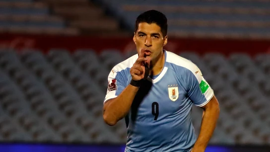 Luis Suárez, con la selección uruguaya Luis Suárez, con la selección uruguaya