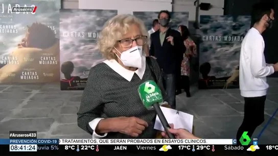 La crítica de Manuela Carmena a la situación de Madrid La crítica de Manuela Carmena a la situación de Madrid