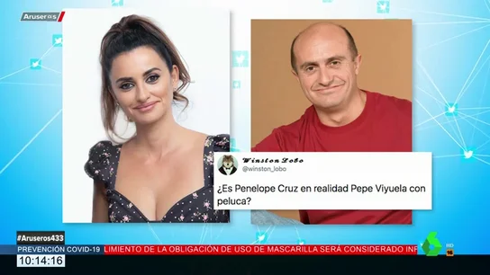 El desternillante debate en Twitter sobre el parecido de Penélope Cruz y Pepe Viyuela El desternillante debate en Twitter sobre el parecido de Penélope Cruz y Pepe Viyuela