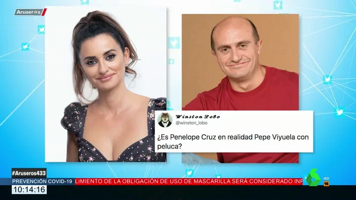 El desternillante debate en Twitter sobre el parecido de Penélope Cruz y Pepe Viyuela