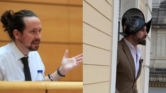 Pablo Iglesias y Santiago Abascal Pablo Iglesias y Santiago Abascal