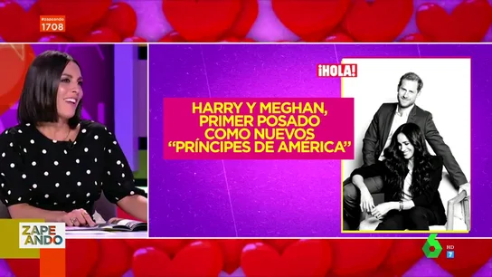 Meghan Markle y Harry: así ha sido su primer posado en América con un guiño a Lady Di