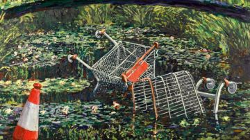 La obra 'Show me the Monet' de Banksy