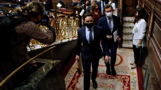 El líder de Vox, Santiago Abascal El líder de Vox, Santiago Abascal