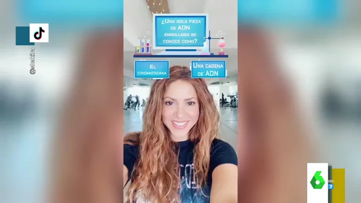 El sorprendente vídeo viral de Shakira en Tik Tok con el que demuestra sus conocimientos científicos