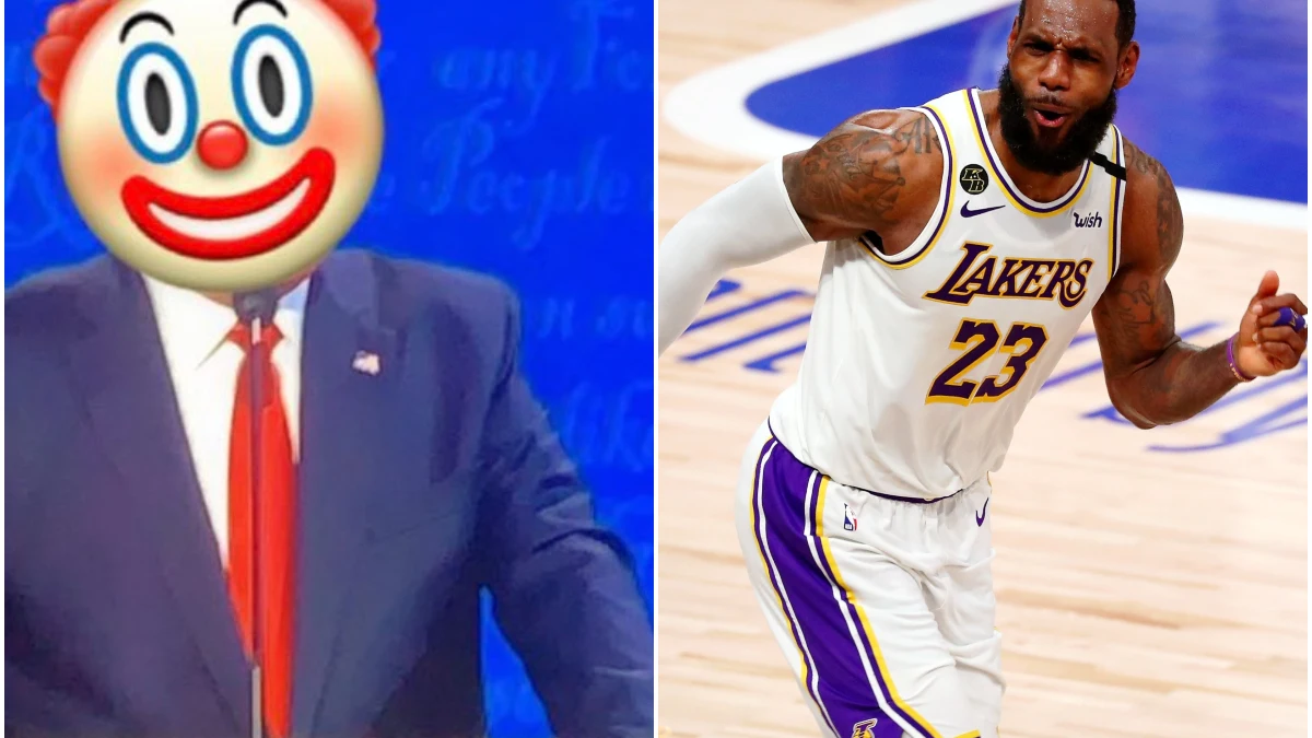 LeBron James y su mofa de Donald Trump