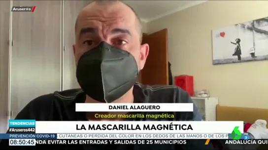 un asturiano inventa una mascarilla con sujeción a través de imanes un asturiano inventa una mascarilla con sujeción a través de imanes