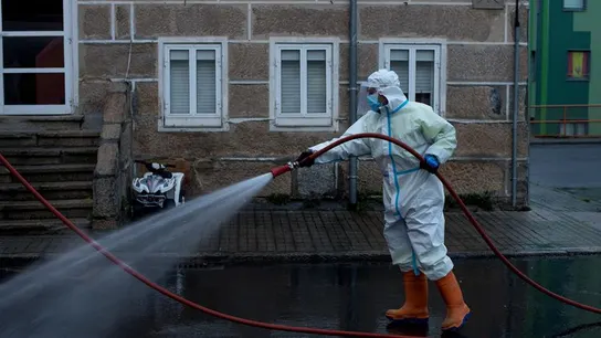 Labores de desinfección en Ourense Labores de desinfección en Ourense