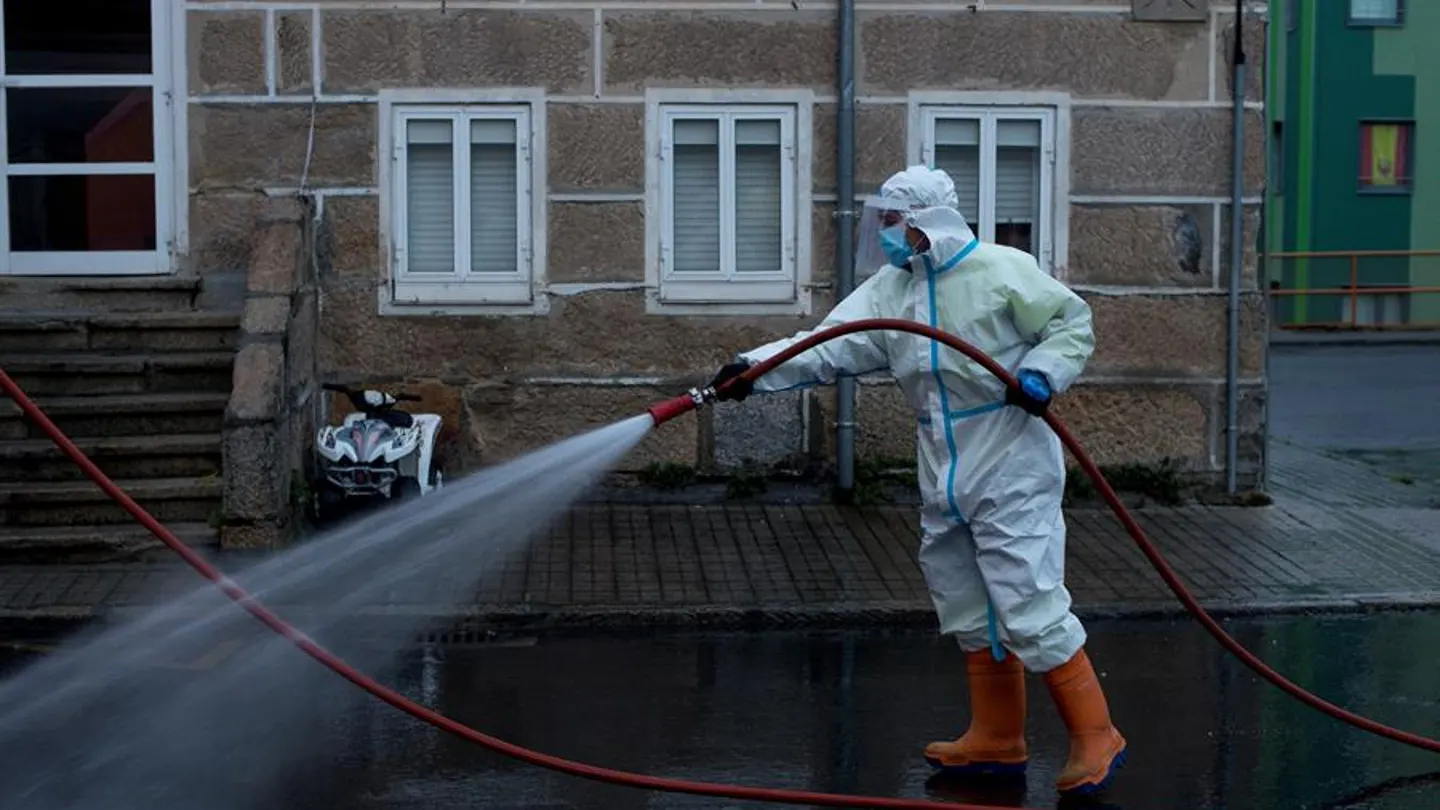 Labores de desinfección en Ourense Labores de desinfección en Ourense