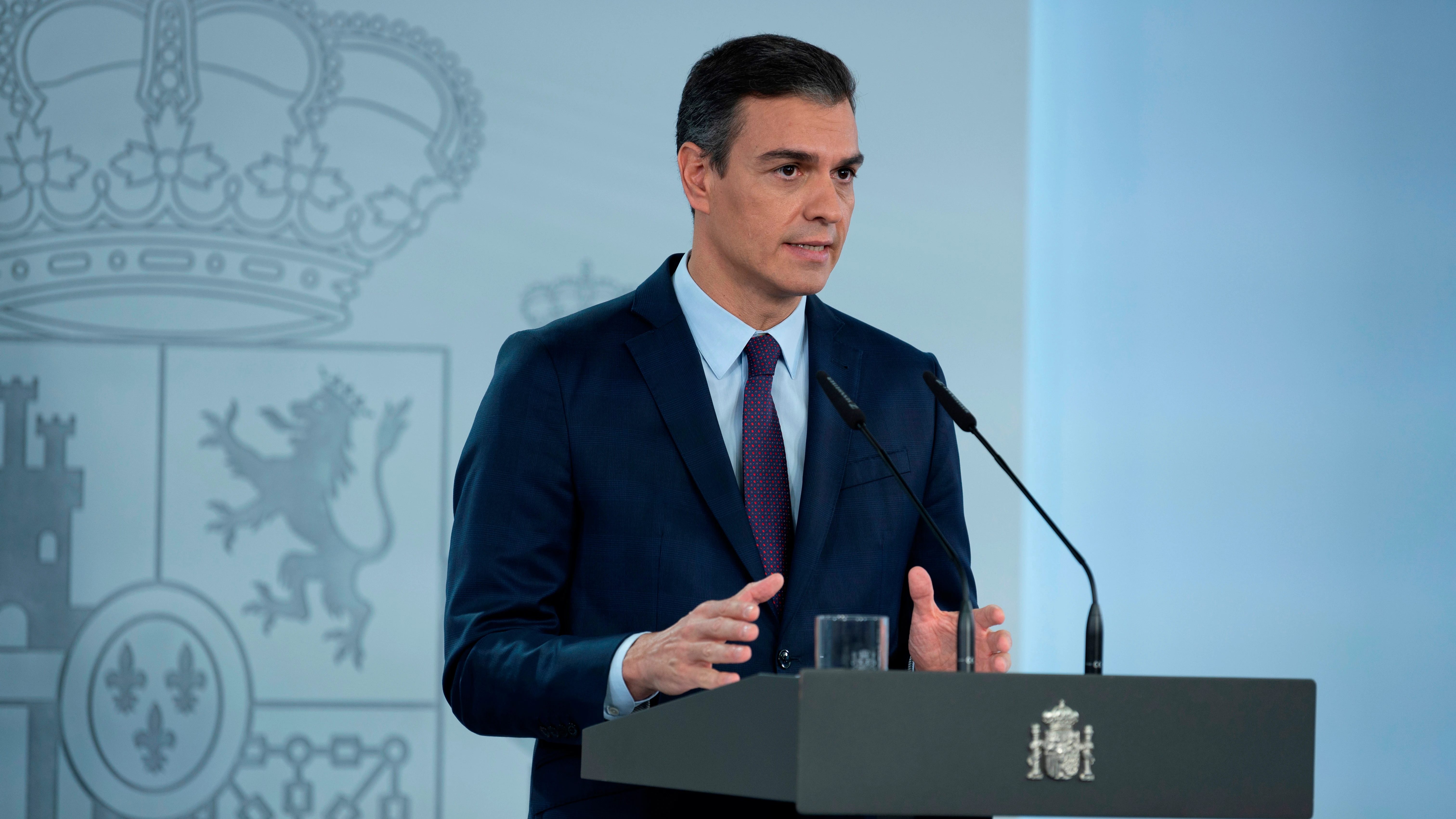 El presidente del Gobierno, Pedro Sánchez