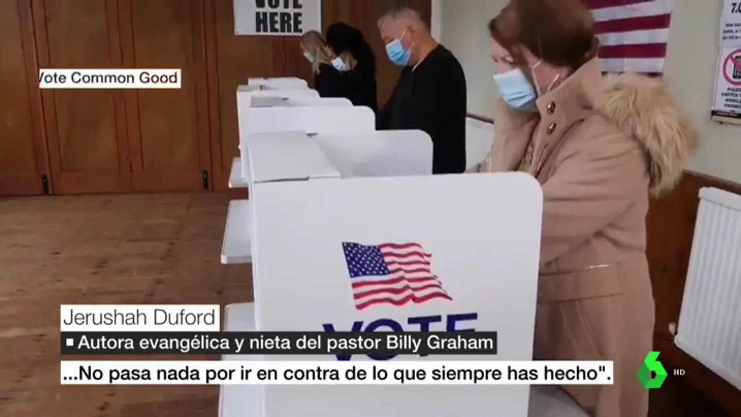 La fractura del voto evangélico: "Hay muchas mujeres sufriendo con la decisión de votar a Trump" La fractura del voto evangélico: "Hay muchas mujeres sufriendo con la decisión de votar a Trump"