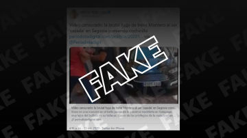 Imagen del 'fake' compartido por Newtral