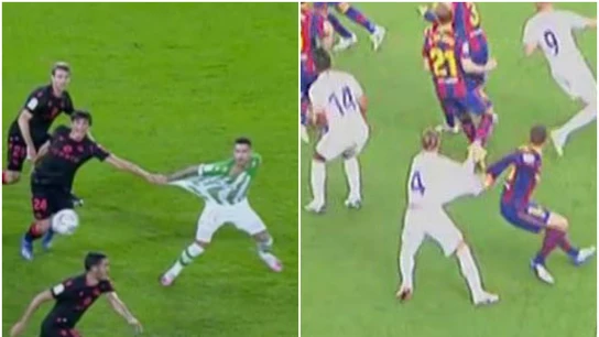 Las imágenes de ambas acciones compartidas por el Betis Las imágenes de ambas acciones compartidas por el Betis